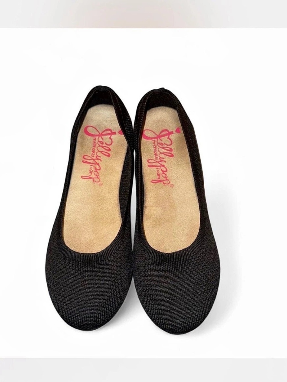 Jellypop Apex Black Ballet Flats